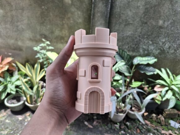 Castle Tower 3D Printable Model: A Fairytale in Your Hands