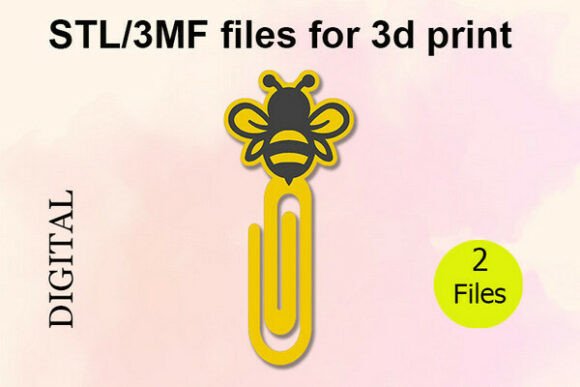 Charming Bee Paper Clip Topper: A Fun 3D Printable Design