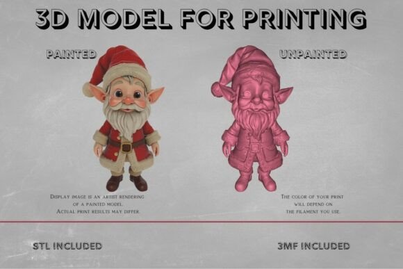 Christmas Elf 3D Print Model STL