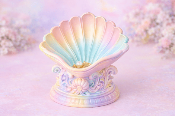 Elegant Sea Shell Trinket Dish STL for Coastal Decor