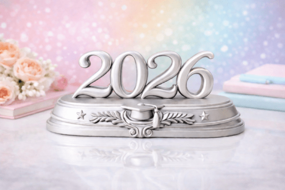 Graduation 2026 Table Display Keepsake: A Modern 3D Printable Decor