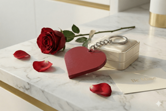 Heart Keychain: A Romantic Gift & Keepsake Design